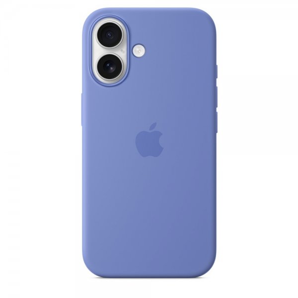 Original iPhone 16 Skal Silicone Case MagSafe Periwinkle