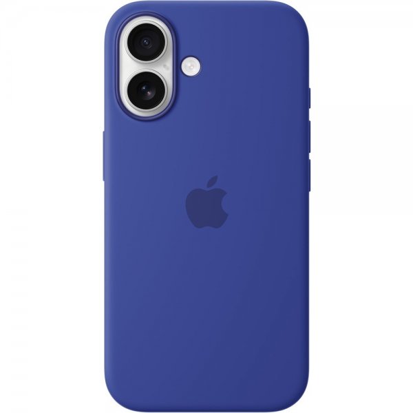 Original iPhone 16 Skal Silicone Case MagSafe Ultramarine