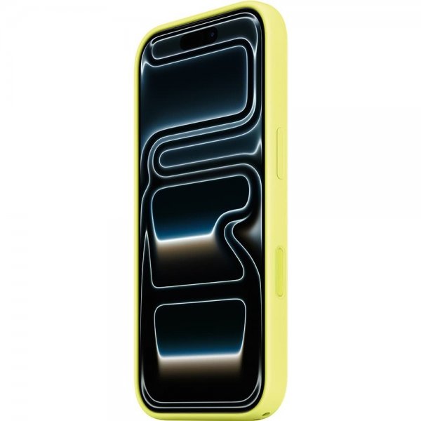 Original iPhone 17 Pro Max Skal Silicone Case MagSafe Neon Yellow