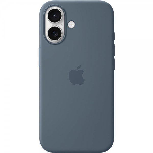 Original iPhone 17 Skal Silicone Case MagSafe Anchor Blue