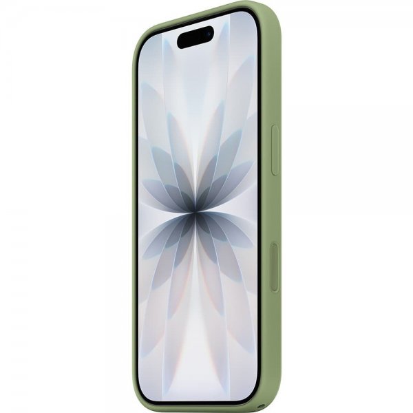 Original iPhone 17 Skal Silicone Case MagSafe Light Moss
