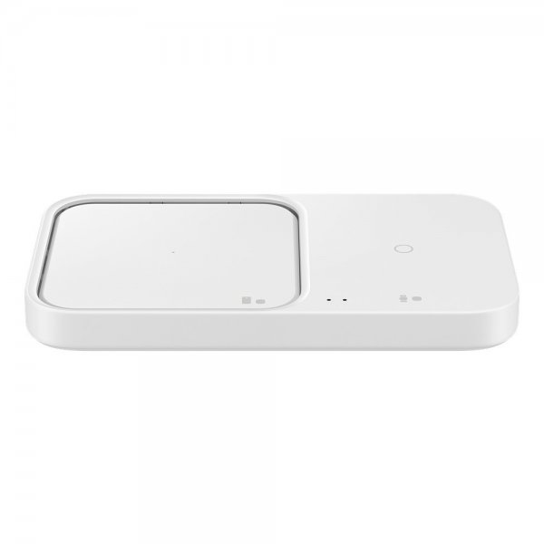 Original Trådlös Laddare Super Fast Wireless Charger Duo 15W Vit
