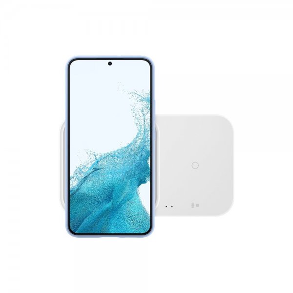 Original Trådlös Laddare Super Fast Wireless Charger Duo 15W Vit