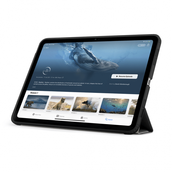 iPad Air 13 (M2/M3) Fodral Origami No1 Original Case Svart