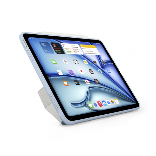 iPad Air 13 (M2/M3) Fodral Origami No1 Original Case Ljusblå