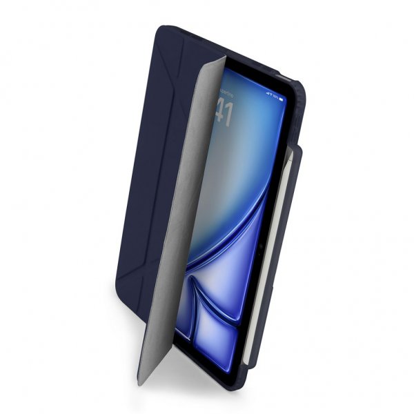 iPad Air 11 (M2/M3) Fodral Origami No3 Pencil Case Mörkblå