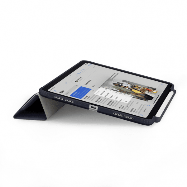 iPad Air 11 (M2/M3) Fodral Origami No3 Pencil Case Mörkblå