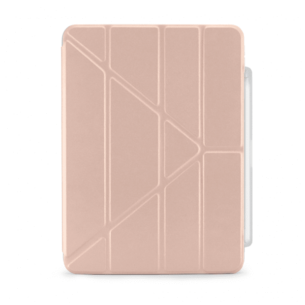 iPad Air 11 (M2/M3) Fodral Origami No3 Pencil Case Metallic Rosa