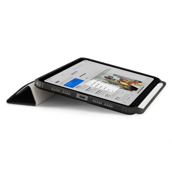 iPad mini (gen 6)/iPad mini (A17 Pro) Fodral Origami No3 Pencil Case Svart
