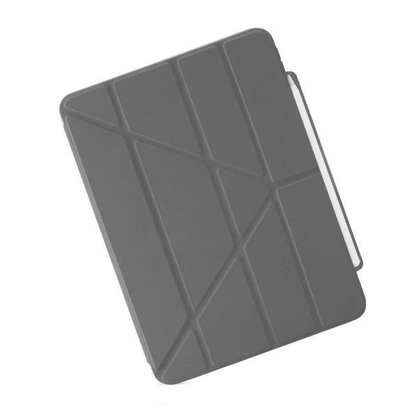 iPad Air 11 (M2/M3) Fodral Origami No3 Pencil Case Grå