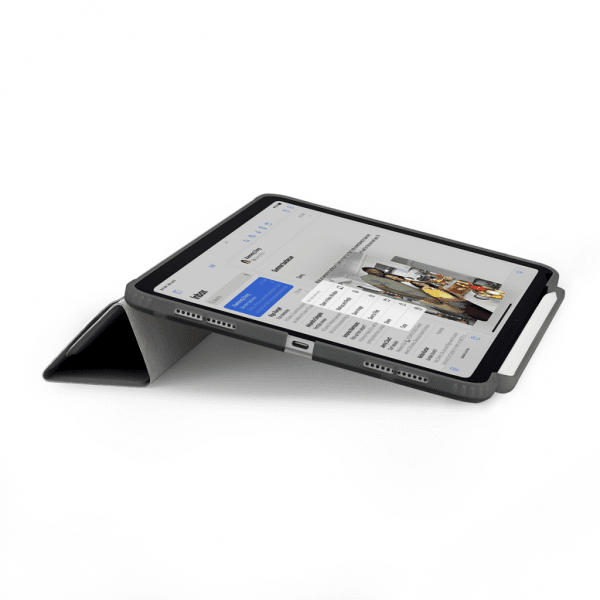 iPad Air 11 (M2/M3) Fodral Origami No3 Pencil Case Grå