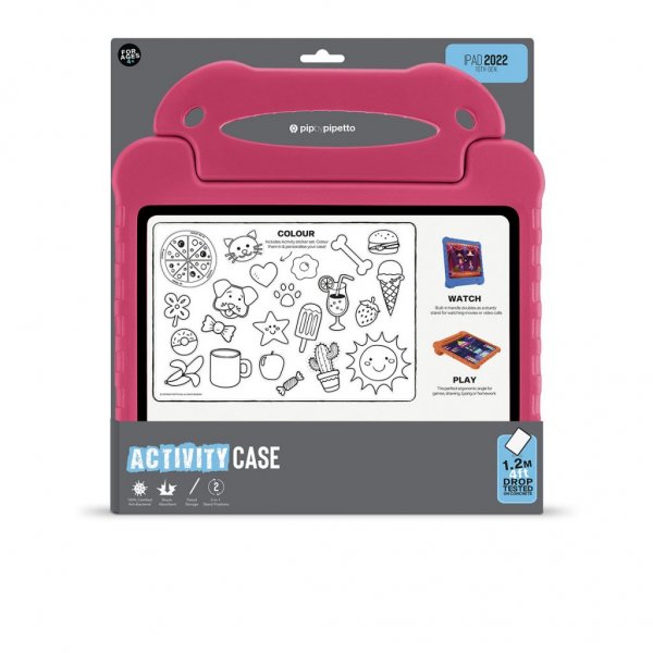 iPad 10.9 (gen 10)/iPad 11 (A16) Skal Activity Case Rosa