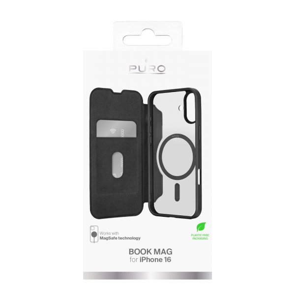 iPhone 16 Fodral Book Mag 2 Svart
