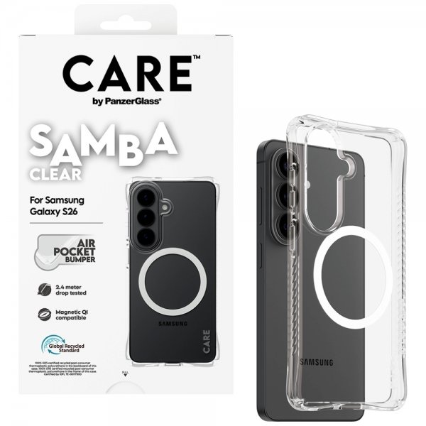Samsung Galaxy S26 Skal Samba MagSafe Transparent