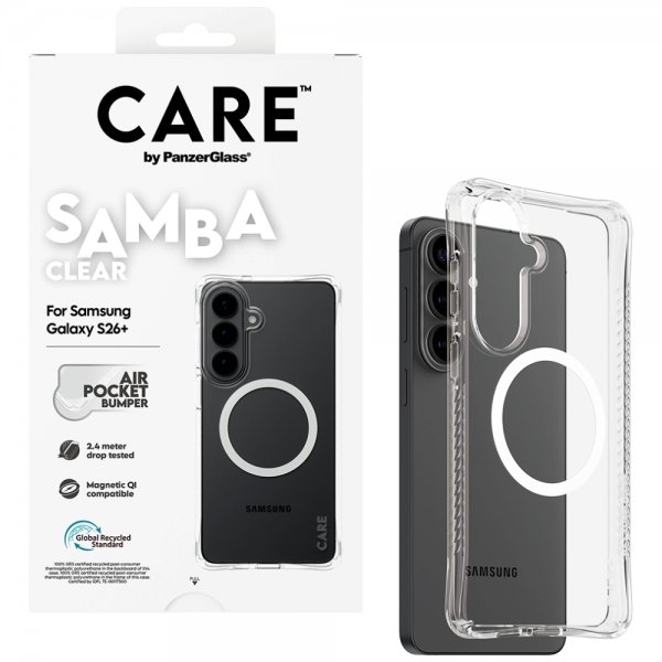 Samsung Galaxy S26 Plus Skal Samba MagSafe Transparent