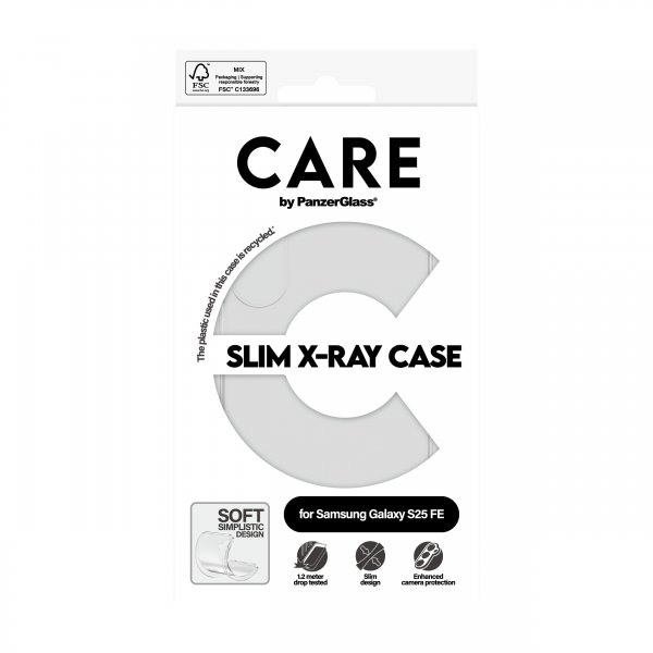 Samsung Galaxy S25 FE Skal Slim X-Ray Transparent