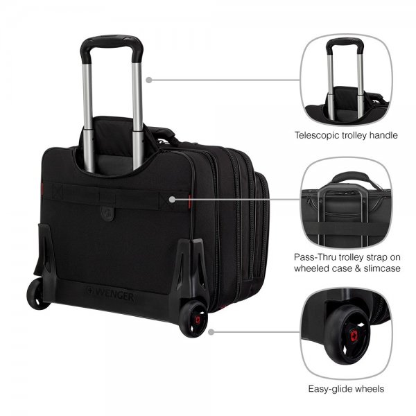 Patriot 2-part Business Trolley 15.6" Svart