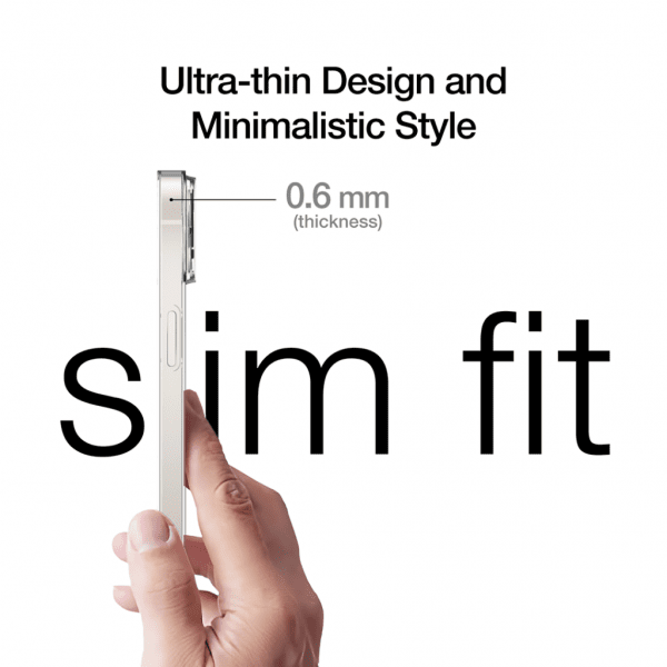 iPhone 14 Plus Skal TENC Slim Fit Transparent