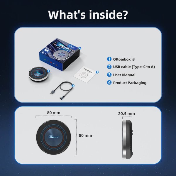 Aibox i3 Apple CarPlay/Android Auto AI Box till BMW