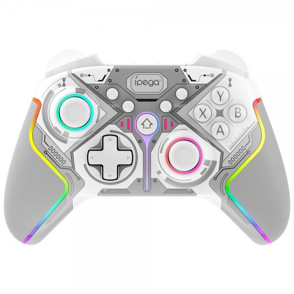 PG-9666 Trådlös Spelkontroll RGB Vit