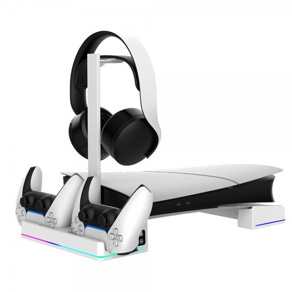 PG-P5S039 PlayStation 5 Slim Horisontell Dockningsstation