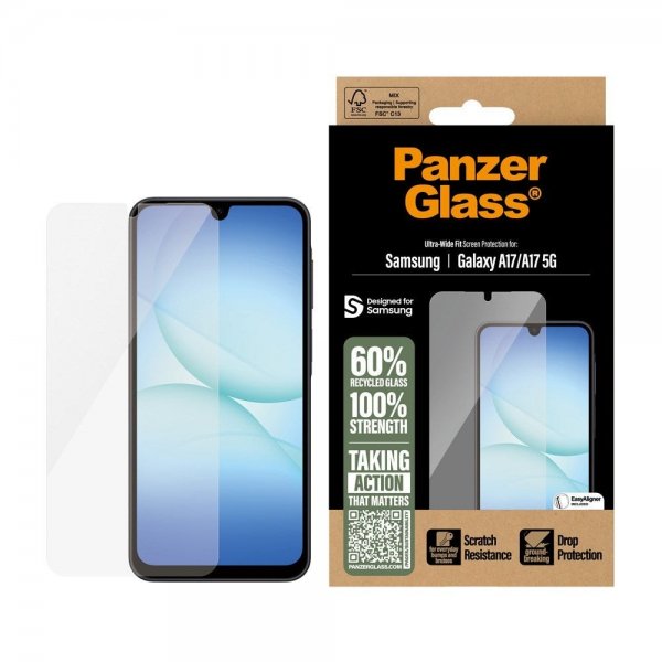 Samsung Galaxy A17 Skärmskydd Ultra-Wide Fit EasyAligner