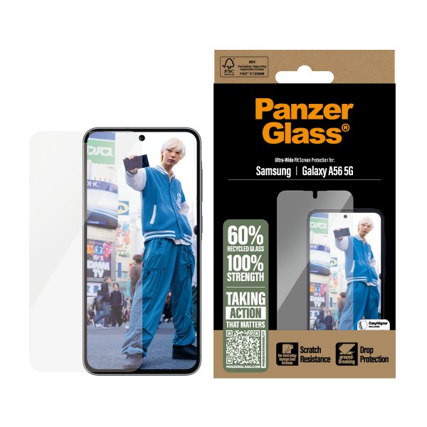 Samsung Galaxy A56 Skärmskydd Ultra-Wide Fit EasyAligner