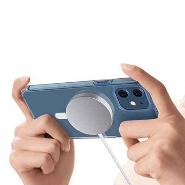 iPhone 12 Mini Skal TPU MagSafe Stöttåligt Transparent