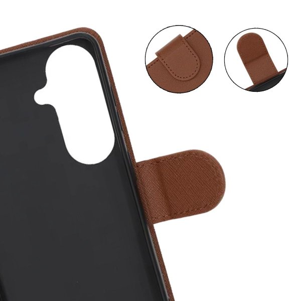 Samsung Galaxy S26 Fodral med Stativ Brun