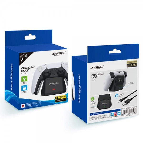 PlayStation 5 Handkontroll Laddningsdocka