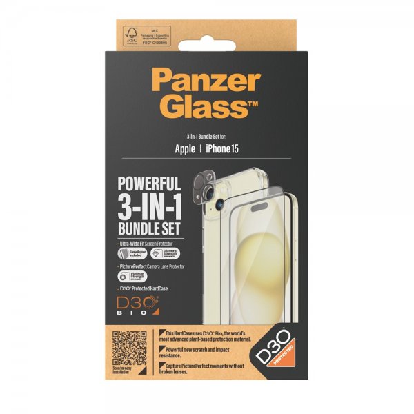 iPhone 15 3-in-1 Bundle Set