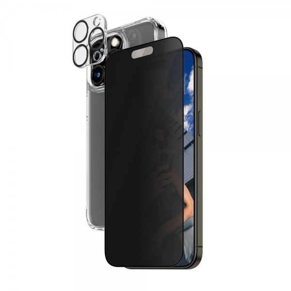 iPhone 15 Pro Max 3-in-1 Bundle Set Privacy