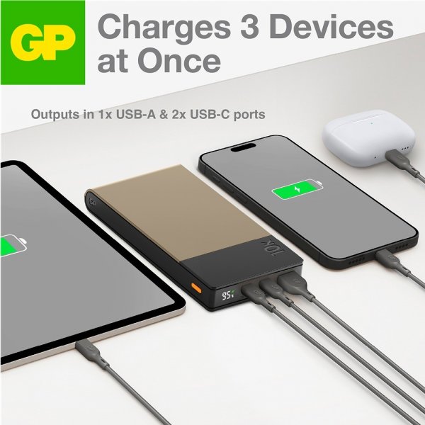Powerbank M2+ 10 000 mAh Beige
