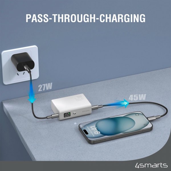Powerbank Pocket Slim 10 000 mAh 45W Vit