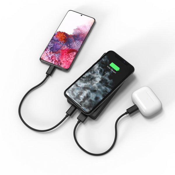 Powerbank Powerstation Wireless XL Svart