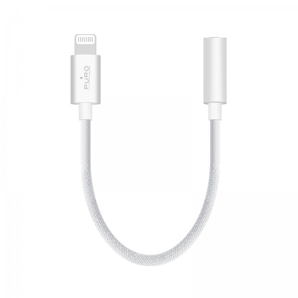 Adapter Lightning till 3.5mm Vit