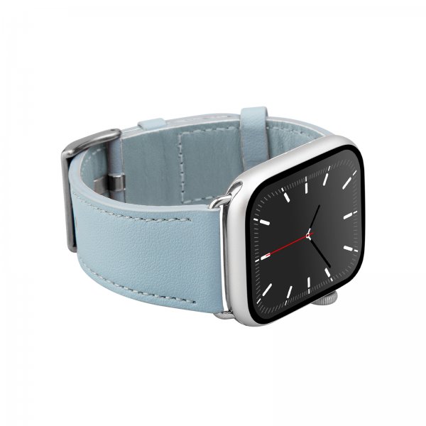 Apple Watch 44/45/46mm/Ultra 49mm Armband E-Classic Powder Blue