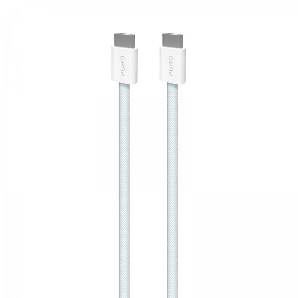 Kabel Fabrik 2.0 60W USB-C till USB-C 1.5m Ljusblå