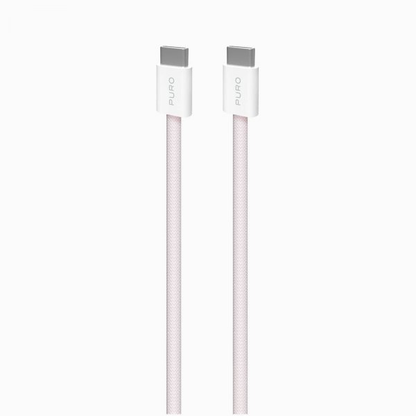 Kabel Fabrik 2.0 60W USB-C till USB-C 1.5m Rosa
