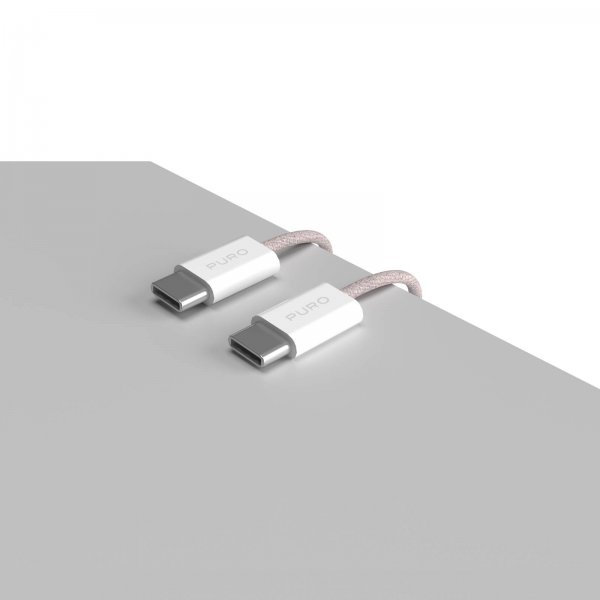 Kabel Fabrik 2.0 60W USB-C till USB-C 1.5m Rosa