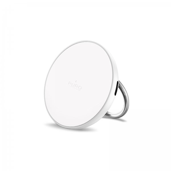 Trådlös Laddare Mag Loop Pro Ring Stand MagSafe Vit