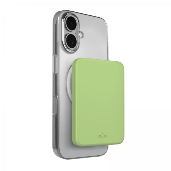 MagSafe Powerbank Mini Power Mag Ljusgrön