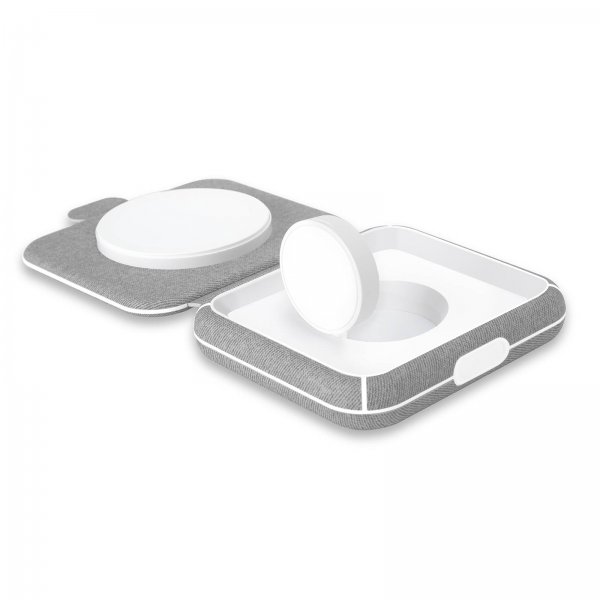 Trådlös Laddare Power Go 2-in-1 MagSafe Vit