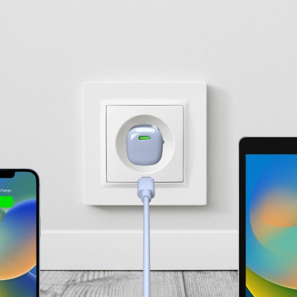 Laddare MiniPro GaN USB-C 20W Blå