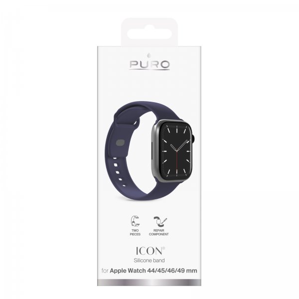 Apple Watch 44/45/46/Ultra 49mm Armband Icon Crown Blue