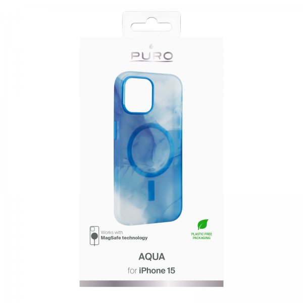 iPhone 15 Skal Aqua Blå