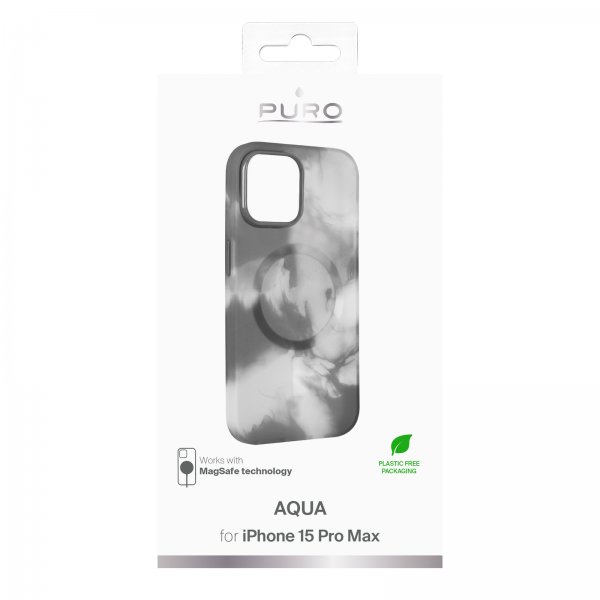 iPhone 15 Pro Max Skal Aqua Silver