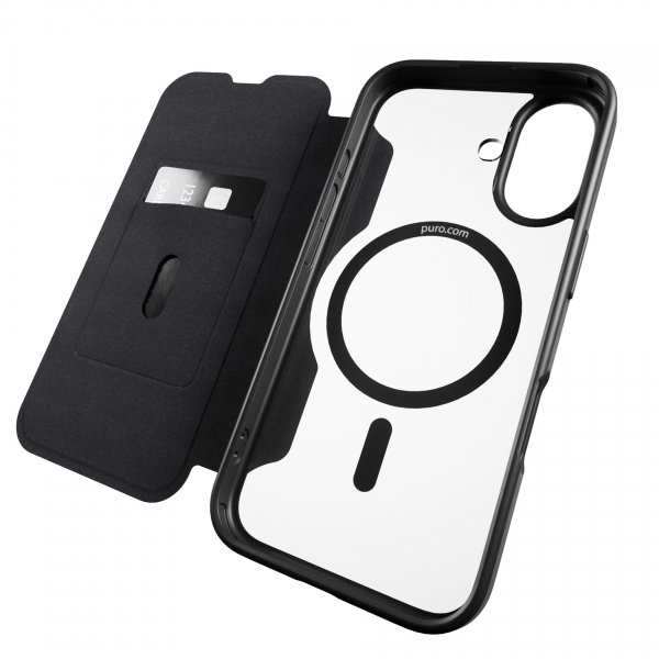 iPhone 16 Fodral Book Mag 2 Svart