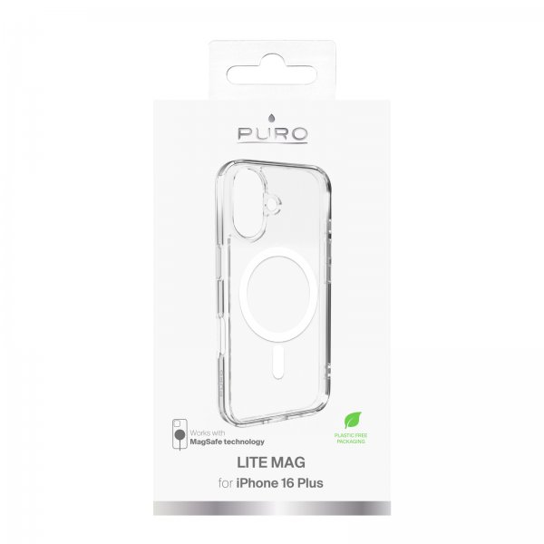iPhone 16 Plus Skal Lite Mag Transparent