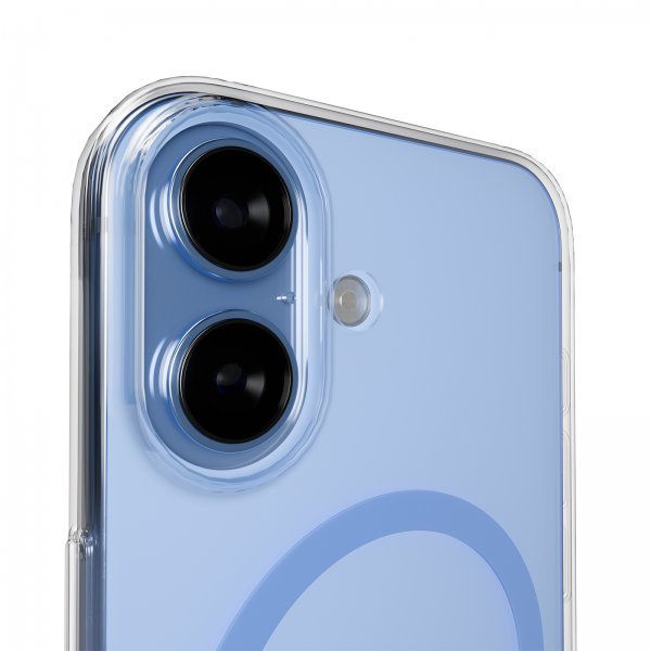 iPhone 17 Skal Lite Mag Transparent Blå